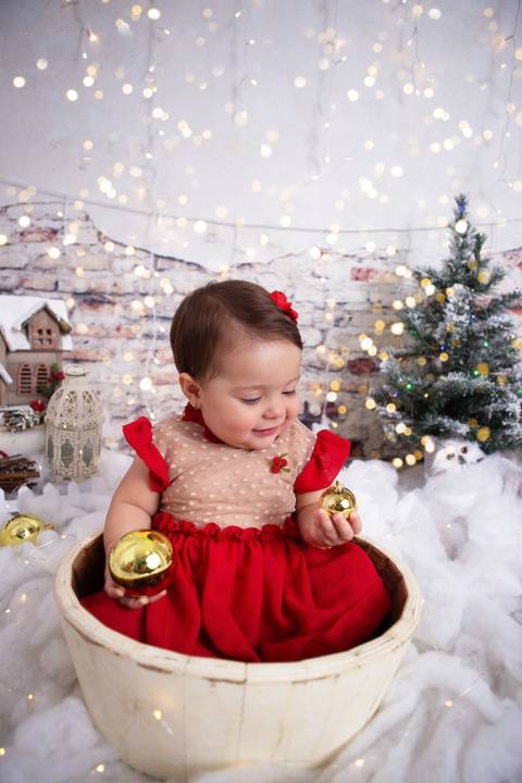 natal christmas baby bebe azul dourado vermelho infantil papai noel santa claus child children criança 1 ano '