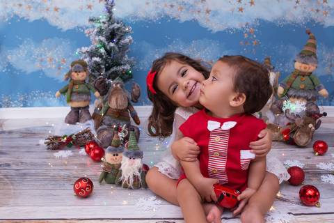 ensaio de natal christmans baby bebe letícia franco fotografia lua nova art e foto irmãos irmã irmão siblings brasília brasilia df'