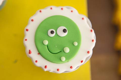 cupcake sapo galinha pintadinha festas criativas happy birthday  brasilia registrado pela fotógrafa Letícia Leticia Franco em brasília brasilia df'