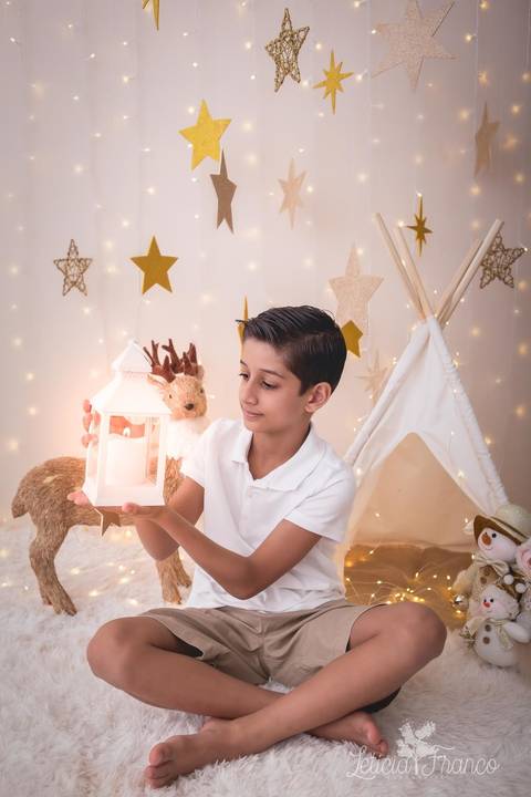 ensaio de natal em brasilia lago sul jardim botanico 2019 estrelas ensaio clean bebe sorriso fotografado pela fotografa leticia franco especializada'