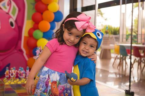 decoração backyardigans festa infantil registrado pela fotografa especialziada leticia franco fotografia brasilia df irmã giovanna'