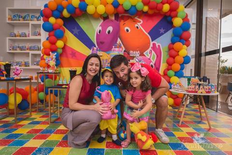 decoração backyardigans festa infantil registrado pela fotografa especialziada leticia franco fotografia brasilia df família'