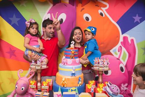 decoração backyardigans festa infantil registrado pela fotografa especialziada leticia franco fotografia brasilia df parabens'