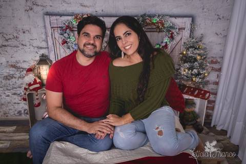 estrelas touca de papai noel 2019 brasilia df registrado pela fotógrafa letícia franco branco familia casal '