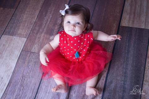 vestido vermelho baby bebe acompanhamento 6 7 meses'