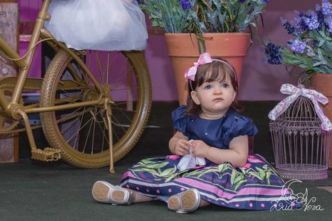 bebe na festa de 1 ano baby'