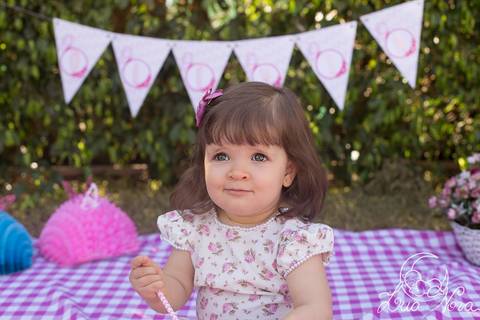 arrumando o cenario smash the cake'