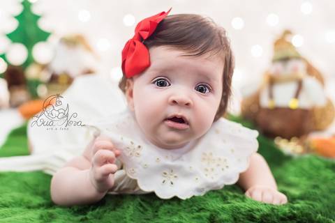 acompanhamento ensaio de natal com 3 meses brasilia'