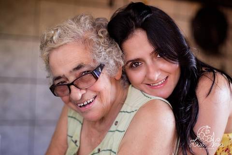 vó e neta ensaio família'