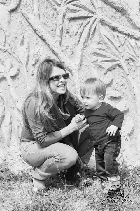 mamae e bebe 1 ano brincando'