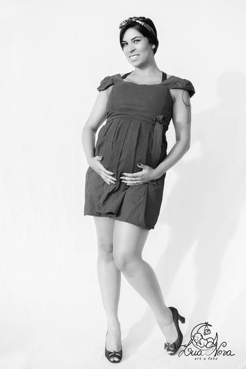 pinup ensaio gestante'
