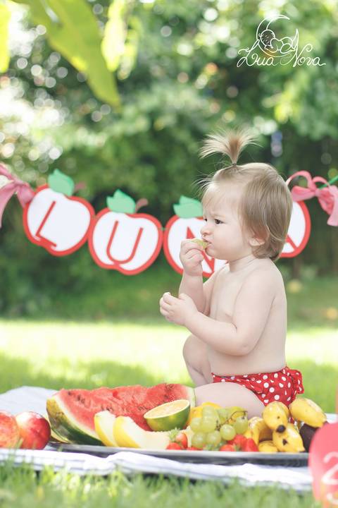 comendo frutinha bebe brasília smash'