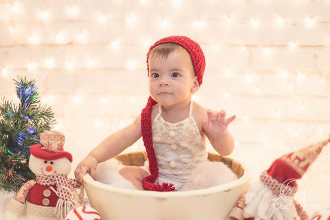 ensaio natal bebe 08 meses acompanhamento brasília brasilia'