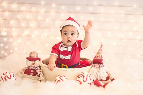 bebê 6 meses natal mamãe noel papai noel boneco de neve acompanhamento brasília brasilia'