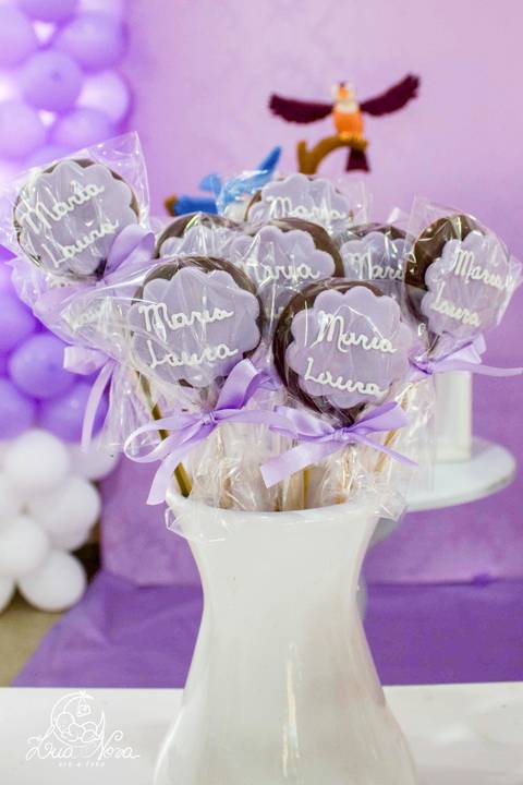 pirulito de chocolate maria laura festa infantil brasilia'