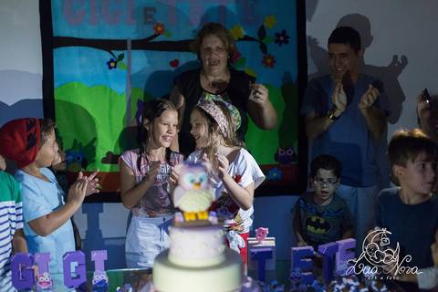 parabens amigas coruja festa infantil brasilia'