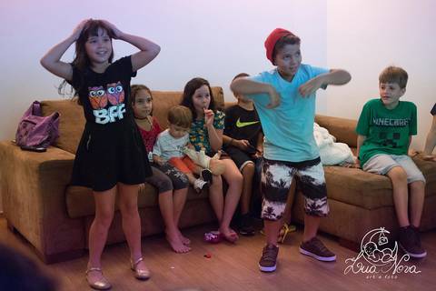 dançando just dance festa infantil brasilia'