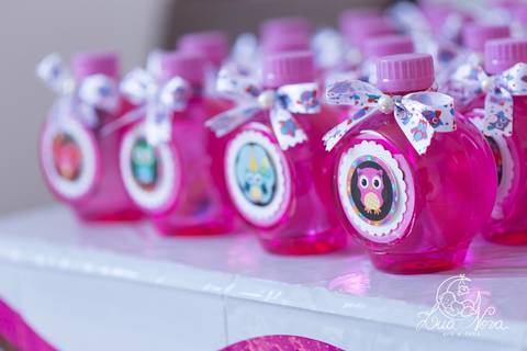 garrafinhas de coruja'