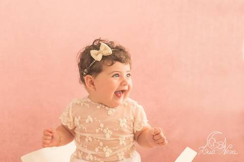 bebe betina sorrindo acompanhamento 8 meses brasilia'