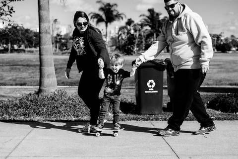 ensaio de família no parque'