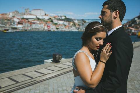 Sessão de noivos ribeira de gaia'