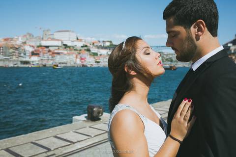 Sessão de noivos ribeira de gaia'