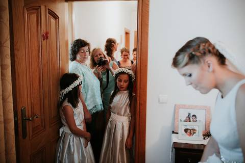 preparação da noiva'