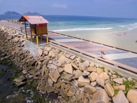 Foto aérea - ensaio gestante'