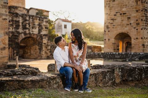 As melhores ideias e inspirações criativas de fotos para ensaio pré wedding no estilo rustico Fazenda Ipanema - SP'