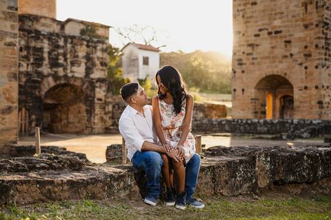 As melhores ideias e inspirações criativas de fotos para ensaio pré wedding no estilo rustico Fazenda Ipanema - SP'
