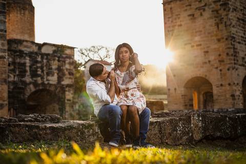 As melhores ideias e inspirações criativas de fotos para ensaio pré wedding no estilo rustico Fazenda Ipanema - SP'