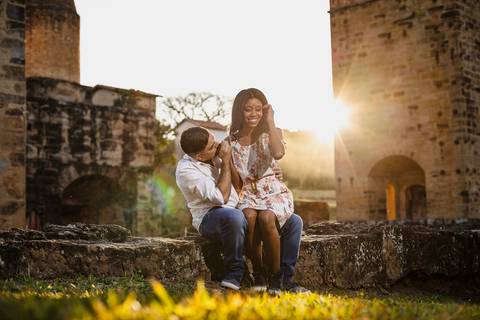 As melhores ideias e inspirações criativas de fotos para ensaio pré wedding no estilo rustico Fazenda Ipanema - SP'