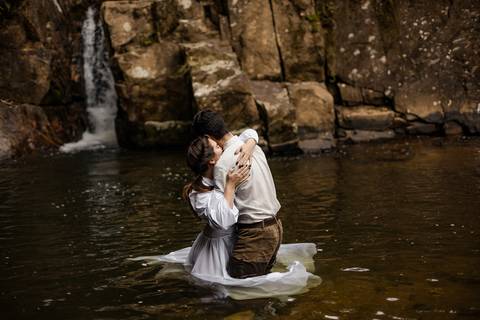 As melhores ideias e inspirações criativas de fotos para ensaio pré wedding na cidade São Francisco Xavier - SP'