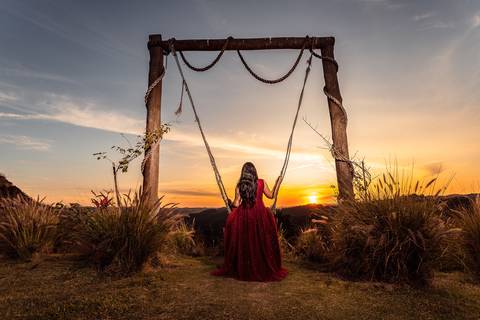 As melhores ideias e inspirações criativas de fotos para ensaio pré wedding no Sítio das Borboletas - SP'