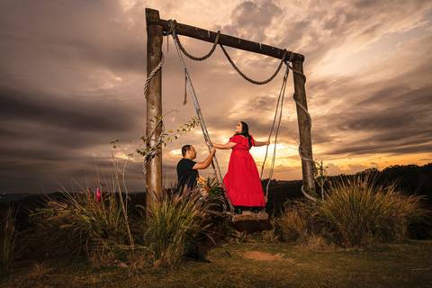 As melhores ideias e inspirações criativas de fotos para ensaio pré wedding no Sítio das Borboletas - SP'