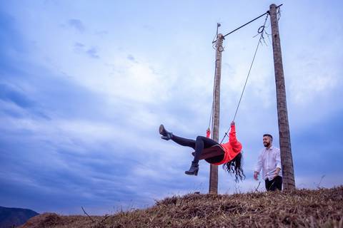 As melhores ideias e inspirações criativas de fotos para ensaio pré wedding no Morro do Capuava  - SP'