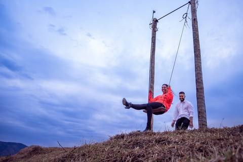 As melhores ideias e inspirações criativas de fotos para ensaio pré wedding no Morro do Capuava  - SP'