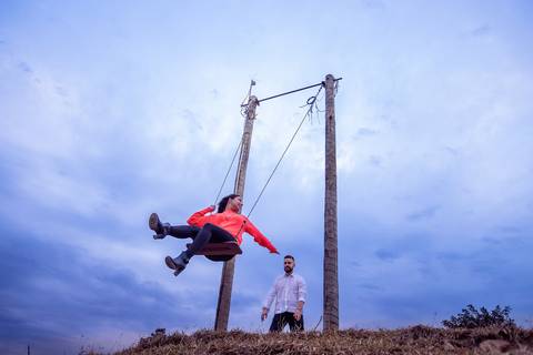 As melhores ideias e inspirações criativas de fotos para ensaio pré wedding no Morro do Capuava  - SP'