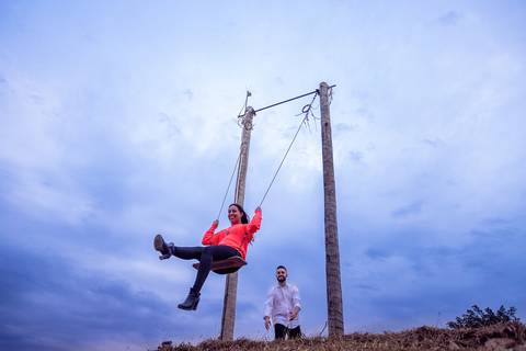 As melhores ideias e inspirações criativas de fotos para ensaio pré wedding no Morro do Capuava  - SP'