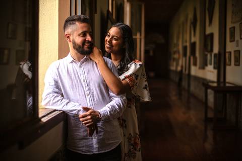 As melhores ideias e inspirações criativas de fotos para ensaio pré wedding no Museu São Norberto  - SP'