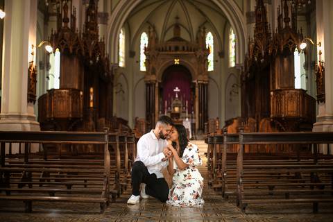 As melhores ideias e inspirações criativas de fotos para ensaio pré wedding no Museu São Norberto  - SP'