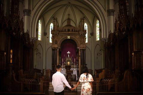 As melhores ideias e inspirações criativas de fotos para ensaio pré wedding no Museu São Norberto  - SP'