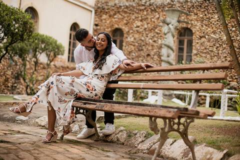 As melhores ideias e inspirações criativas de fotos para ensaio pré wedding no Museu São Norberto  - SP'