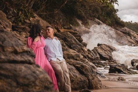 As melhores ideias e inspirações criativas de fotos para ensaio pré wedding na Praia do Éden - SP'