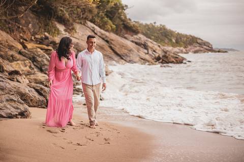As melhores ideias e inspirações criativas de fotos para ensaio pré wedding na Praia do Éden - SP'