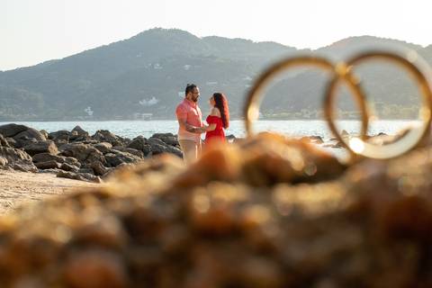 As melhores ideias e inspirações criativas de fotos para ensaio pré wedding na praia do Iporanga - SP'