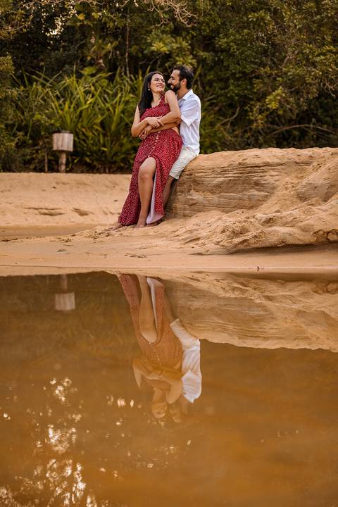 As melhores ideias e inspirações criativas de fotos para ensaio pré wedding na praia vermelha, Ubatuba - SP'