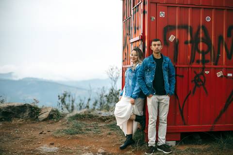 As melhores ideias e inspirações criativas de fotos para ensaio pré wedding no Pico do Olho D'Água - Mairiporã - SP'