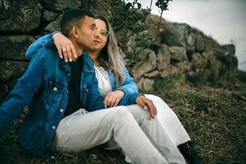 As melhores ideias e inspirações criativas de fotos para ensaio pré wedding no Pico do Olho D'Água - Mairiporã - SP'