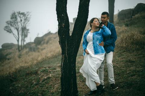 As melhores ideias e inspirações criativas de fotos para ensaio pré wedding no Pico do Olho D'Água - Mairiporã - SP'